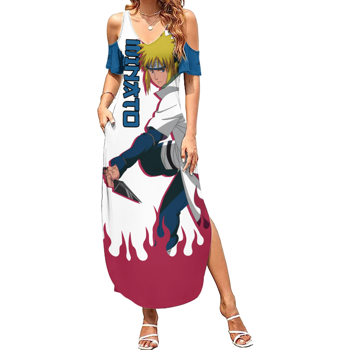 Minato Namikaze Summer Maxi Dress Naruto