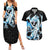 Blue-Eyes White Dragon Couples Matching Summer Maxi Dress and Hawaiian Shirt TS04