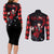 Jabami Yumeko Couples Matching Long Sleeve Bodycon Dress and Long Sleeve Button Shirt