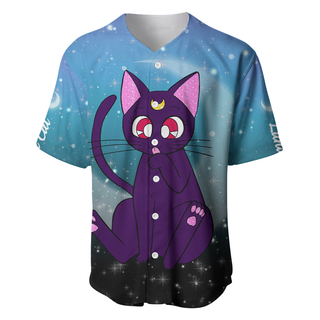 Luna Cat - Sailor Moon Baseball Jersey