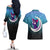 Luna Cat - Sailor Moon Couples Matching Off The Shoulder Long Sleeve Dress and Hawaiian Shirt