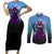 Luna Cat - Sailor Moon Couples Matching Short Sleeve Bodycon Dress and Long Sleeve Button Shirt