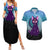 Luna Cat - Sailor Moon Couples Matching Summer Maxi Dress and Hawaiian Shirt