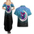 Luna Cat - Sailor Moon Couples Matching Summer Maxi Dress and Hawaiian Shirt