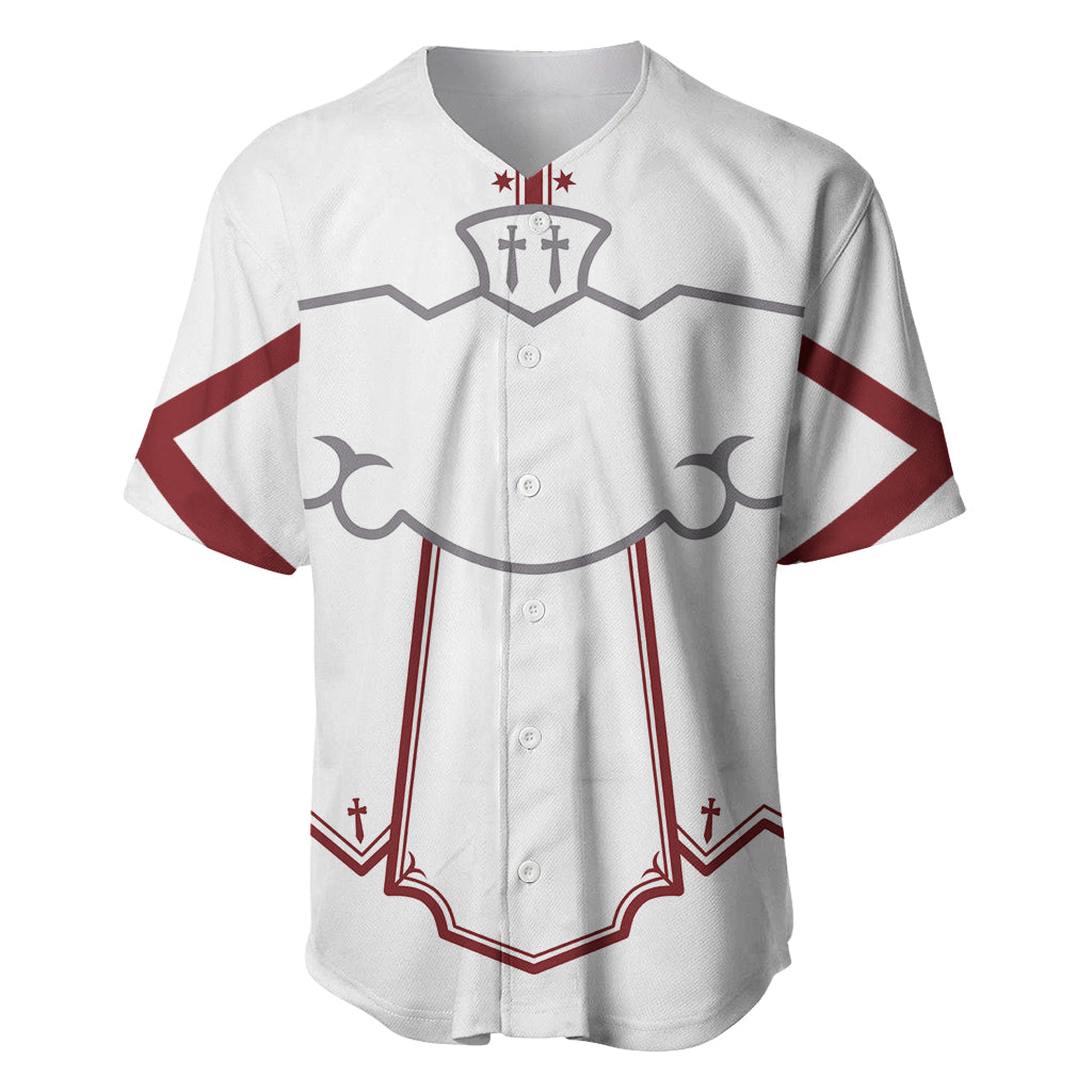 Asuna Yuuki Uniform Baseball Jersey Sword Art Online