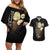 Mello - Death Note Couples Matching Off Shoulder Short Dress and Hawaiian Shirt Anime Style