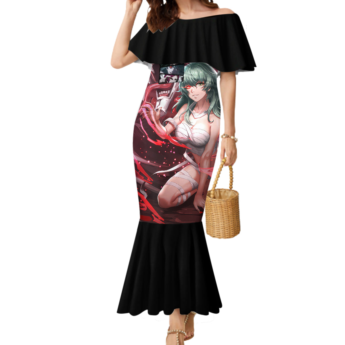 Eto Mermaid Dress Tokyo Ghoul