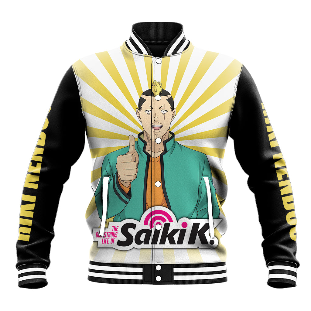 Saiki K Riki Nendou Baseball Jacket The Disastrous Life of Saiki K