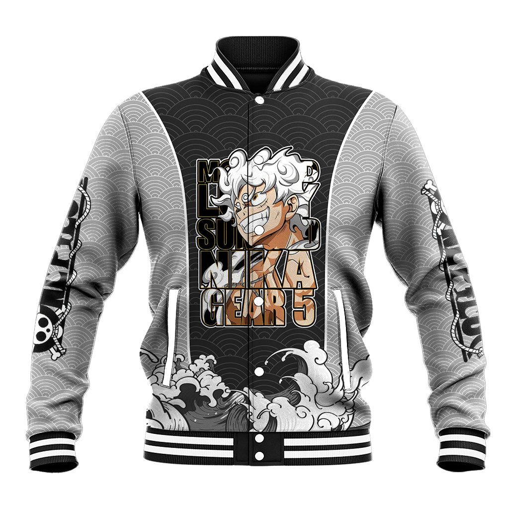 Monkey D Luffy Nika Gear 5 - One Piece Baseball Jacket Japan Anime Style