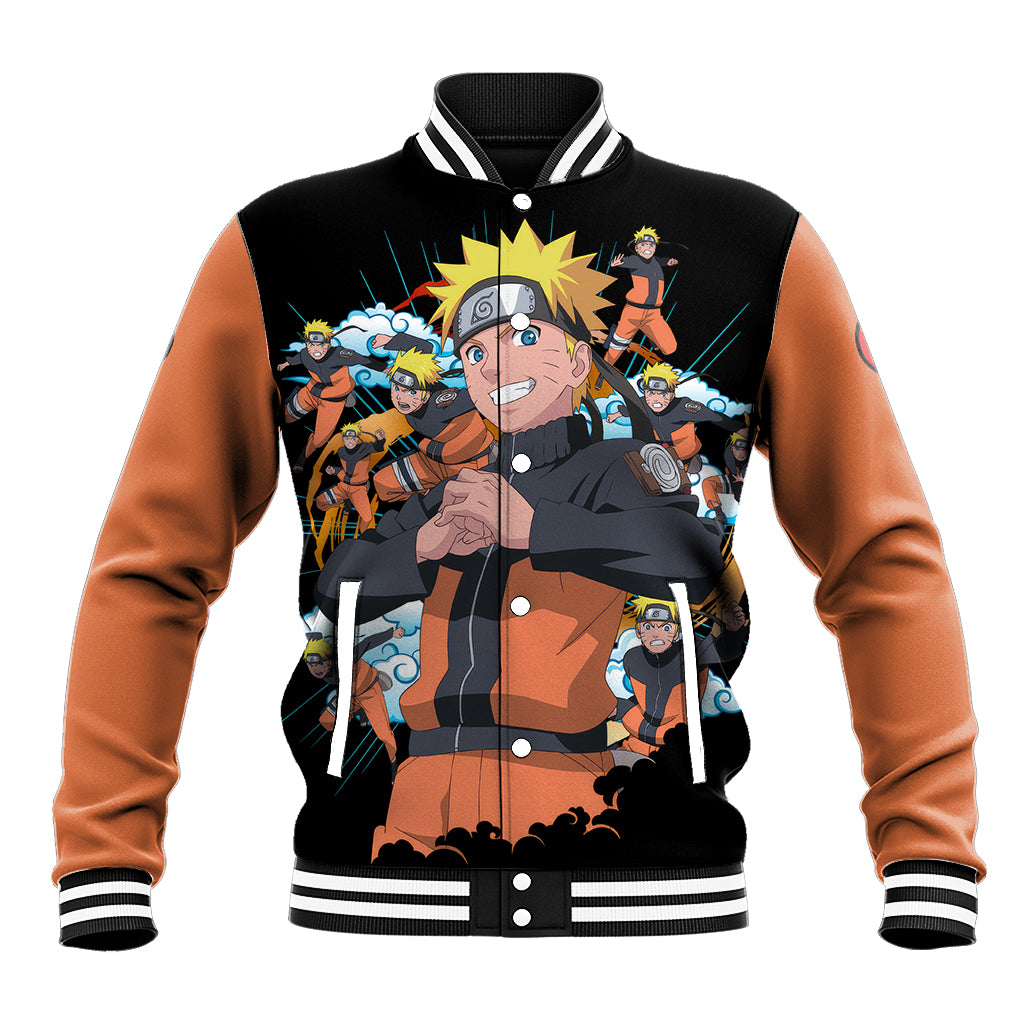 Uzumaki Shadow Clone Jutsu - Naruto Baseball Jacket Anime Style