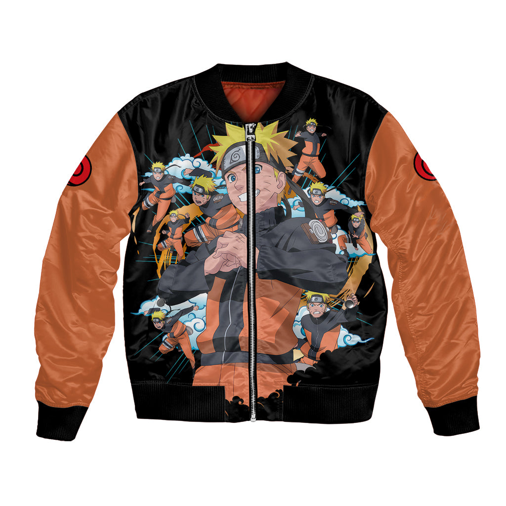 Uzumaki Shadow Clone Jutsu - Naruto Bomber Jacket Anime Style