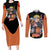 Uzumaki Shadow Clone Jutsu - Naruto Couples Matching Long Sleeve Bodycon Dress and Long Sleeve Button Shirt Anime Style