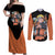 Uzumaki Shadow Clone Jutsu - Naruto Couples Matching Off Shoulder Maxi Dress and Long Sleeve Button Shirt Anime Style