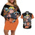 Uzumaki Shadow Clone Jutsu - Naruto Couples Matching Off Shoulder Short Dress and Hawaiian Shirt Anime Style