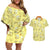 Ninetales Couples Matching Off Shoulder Short Dress and Hawaiian Shirt Pattern Style