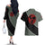 Kakashi - Naruto Couples Matching Off The Shoulder Long Sleeve Dress and Hawaiian Shirt Anime Mix Manga Style