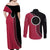 Sakura Haruno - Naruto Couples Matching Off Shoulder Maxi Dress and Long Sleeve Button Shirt Anime Mix Manga Style