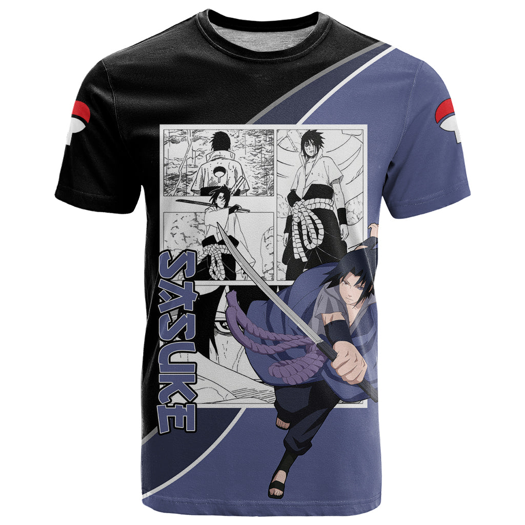 Sasuke - Naruto T Shirt Anime Mix Manga Style