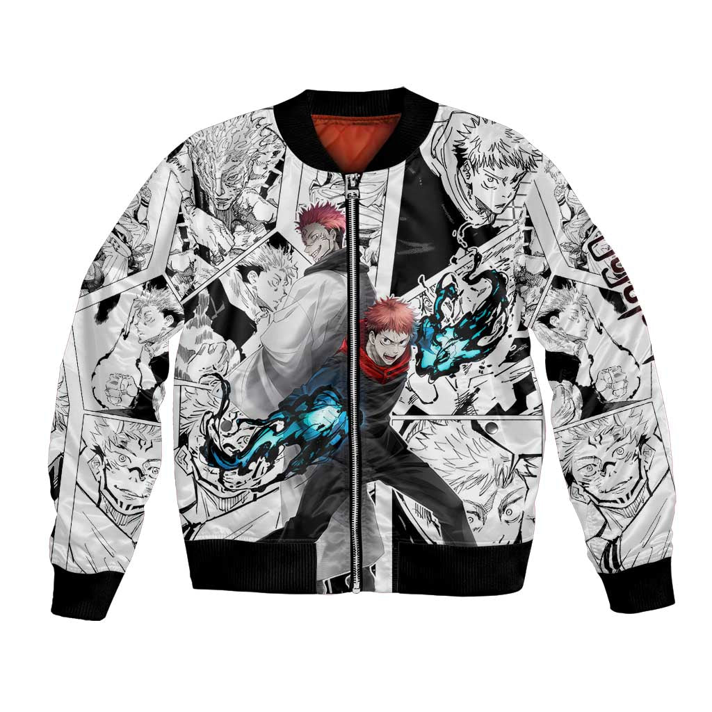 Itadori Yuji and Sukuna - Jujutsu Kaisen Bomber Jacket Anime Japan Style