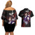 Kokushibo - Demon Slayer Couples Matching Off Shoulder Short Dress and Hawaiian Shirt Anime Japan Style