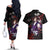 Kokushibo - Demon Slayer Couples Matching Off The Shoulder Long Sleeve Dress and Hawaiian Shirt Anime Japan Style