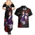 Kokushibo - Demon Slayer Couples Matching Summer Maxi Dress and Hawaiian Shirt Anime Japan Style