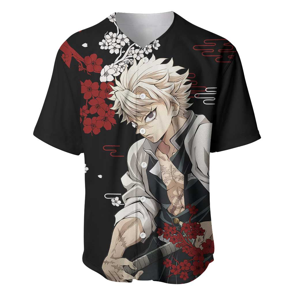 Sanemi Shinazugawa - Demon Slayer Baseball Jersey Anime Japan Style