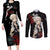 Sanemi Shinazugawa - Demon Slayer Couples Matching Long Sleeve Bodycon Dress and Long Sleeve Button Shirt Anime Japan Style