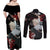 Sanemi Shinazugawa - Demon Slayer Couples Matching Off Shoulder Maxi Dress and Long Sleeve Button Shirt Anime Japan Style