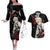 Sanemi Shinazugawa - Demon Slayer Couples Matching Off The Shoulder Long Sleeve Dress and Hawaiian Shirt Anime Japan Style