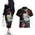 Sanemi Shinazugawa - Demon Slayer Couples Matching Off The Shoulder Long Sleeve Dress and Hawaiian Shirt Anime Japan Style