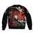 Yoriichi Tsugikuni - Demon Slayer Bomber Jacket Anime Text Pattern Style