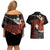 Yoriichi Tsugikuni - Demon Slayer Couples Matching Off Shoulder Short Dress and Hawaiian Shirt Anime Text Pattern Style