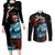 Sakonji Urokodaki - Demon Slayer Couples Matching Long Sleeve Bodycon Dress and Long Sleeve Button Shirt Anime Japan Style