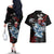 Sakonji Urokodaki - Demon Slayer Couples Matching Off The Shoulder Long Sleeve Dress and Hawaiian Shirt Anime Japan Style