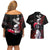 Muzan Kibutsuji - Demon Slayer Couples Matching Off Shoulder Short Dress and Hawaiian Shirt Anime Japan Style