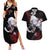 Muzan Kibutsuji - Demon Slayer Couples Matching Summer Maxi Dress and Hawaiian Shirt Anime Japan Style