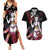 Daki - Demon Slayer Couples Matching Summer Maxi Dress and Hawaiian Shirt Anime Japan Style