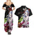 Daki - Demon Slayer Couples Matching Summer Maxi Dress and Hawaiian Shirt Anime Japan Style