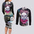 Panda - Jujutsu Kaisen Couples Matching Long Sleeve Bodycon Dress and Long Sleeve Button Shirt Anime Style