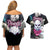 Panda - Jujutsu Kaisen Couples Matching Off Shoulder Short Dress and Hawaiian Shirt Anime Style