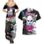 Panda - Jujutsu Kaisen Couples Matching Summer Maxi Dress and Hawaiian Shirt Anime Style