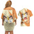 Meowth - Pokemon Couples Matching Off Shoulder Short Dress and Hawaiian Shirt Anime Style