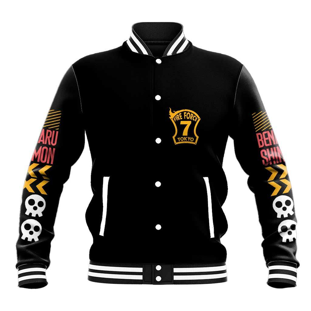 Benimaru Shinmon Fire Force Baseball Jacket Anime Style