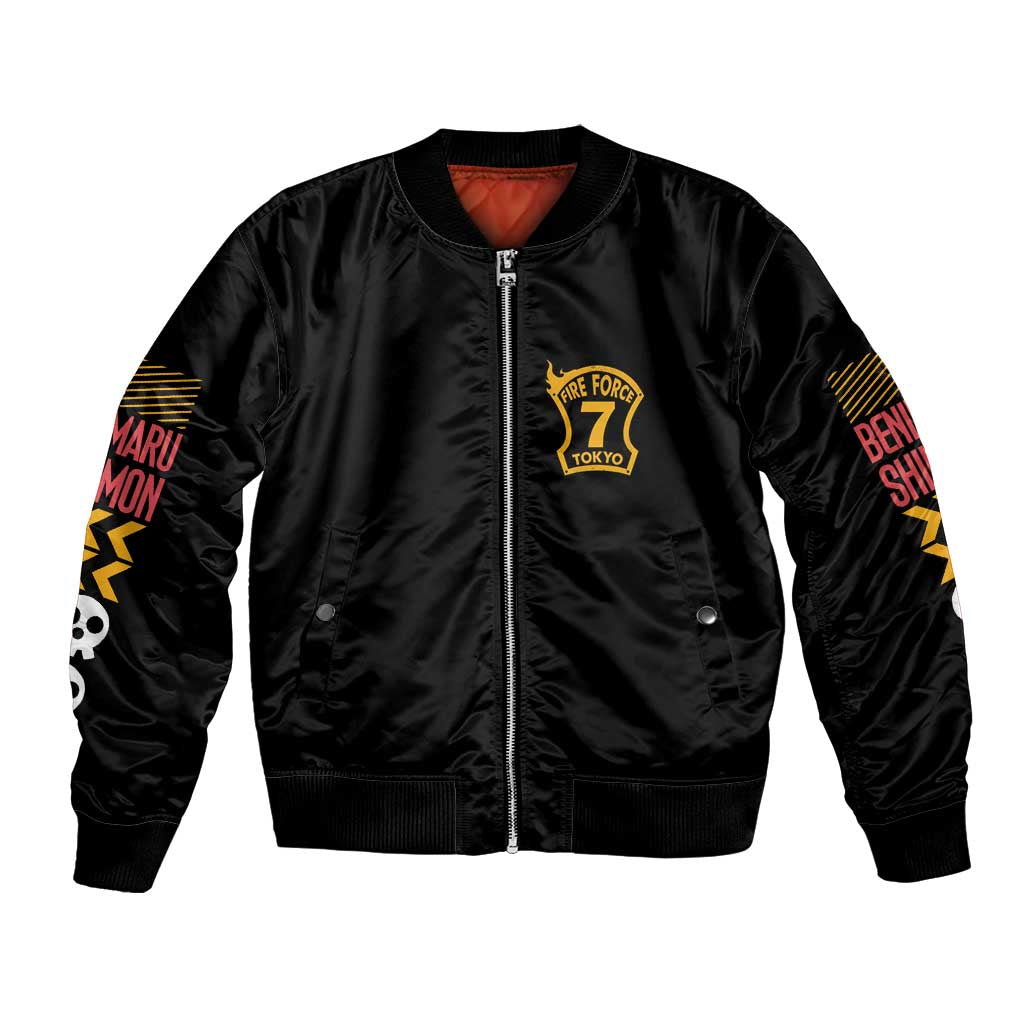 Benimaru Shinmon Fire Force Bomber Jacket Anime Style