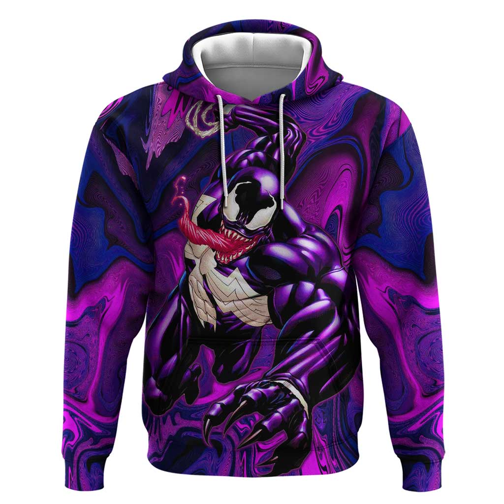 Trippy Venom Hoodie Comic Mix Galaxy Trippy Style