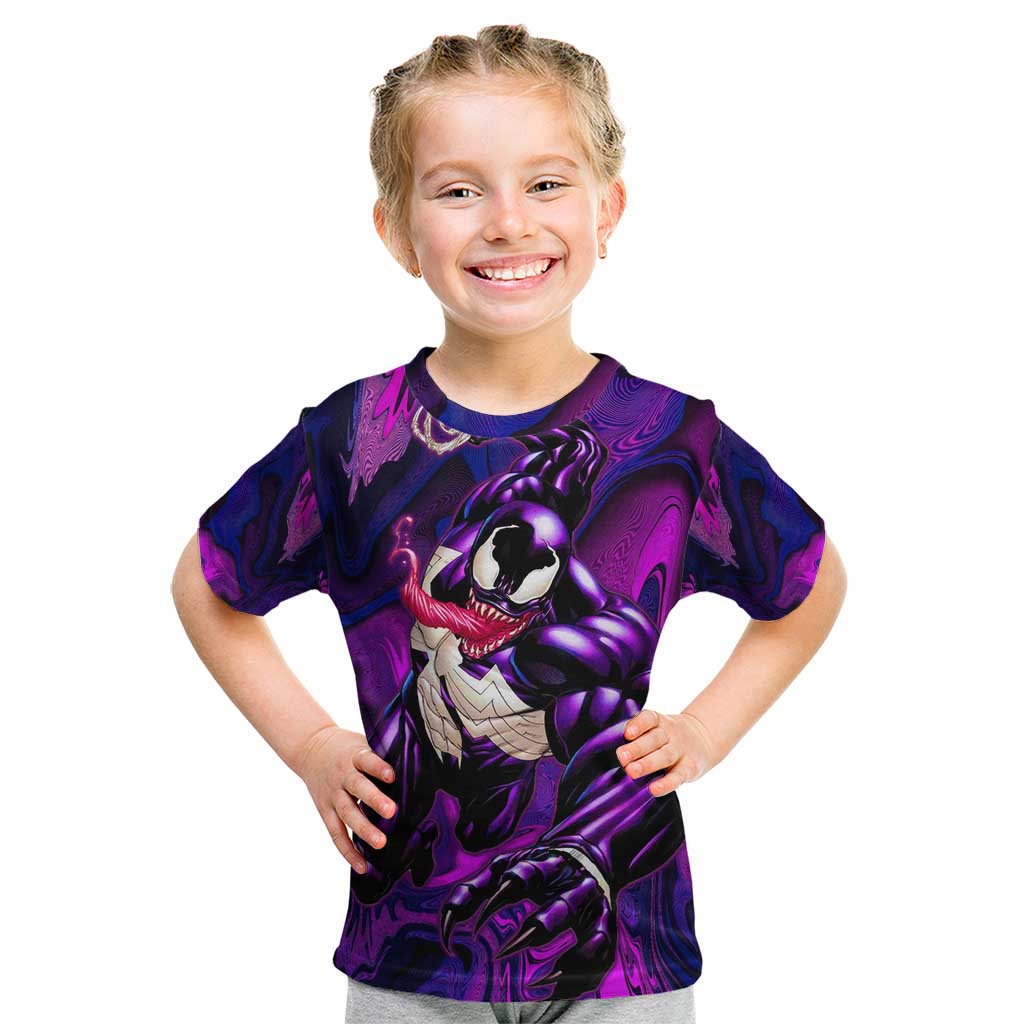 Trippy Venom Kid T Shirt Comic Mix Galaxy Trippy Style