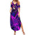 Trippy Venom Summer Maxi Dress Comic Mix Galaxy Trippy Style