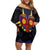 Majora’s Mask Zelda Off Shoulder Short Dress Abtract Style