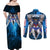 Wing Zero Gundam Couples Matching Off Shoulder Maxi Dress and Long Sleeve Button Shirt Anime Style